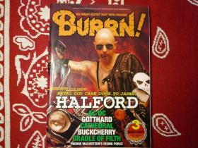 BURRN2001年3月刊音乐文化metal重金属rock&roll珍藏摇滚乐队海报日本音乐杂志kiss marliyn manson slipknot ac/dc bon jovi buckcherry halford