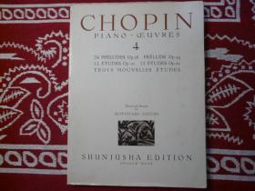 chopin肖邦钢琴作品4