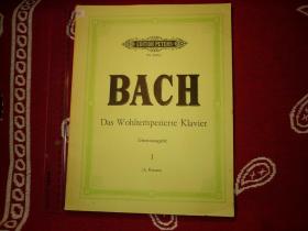 BACH das wohltemperierte klavier I巴赫平均律键盘曲集第一部