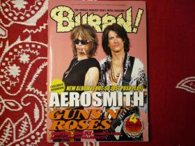 BURRN2001年4月刊音乐文化metal重金属rock&roll珍藏摇滚乐队海报日本音乐杂志kiss marliyn manson slipknot ac/dc bon jovi buckcherry halford aerosmith