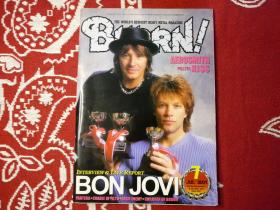 BURRN2001年7月刊音乐文化metal重金属rock&roll珍藏摇滚乐队海报日本音乐杂志kiss marliyn manson slipknot ac/dc bon jovi buckcherry aerosmith