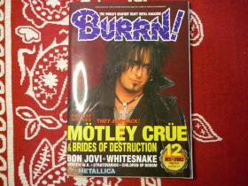 BURRN2003年12月刊音乐文化metal重金属rock&roll珍藏摇滚乐队海报日本音乐杂志kiss metallica marilyn manson guns n' roses aerosmith bon jovi motley crue