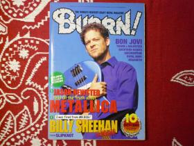 BURRN2001年10月刊音乐文化metal重金属rock&roll珍藏摇滚乐队海报日本音乐杂志kiss marliyn manson slipknot ac/dc bon jovi buckcherry mr.big jason newsted