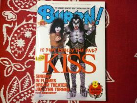 BURRN2000年8月刊音乐文化metal重金属rock&roll珍藏摇滚乐队海报日本音乐杂志kiss metallica marliyn manson hello ween ac/dc guns n' roses pantera