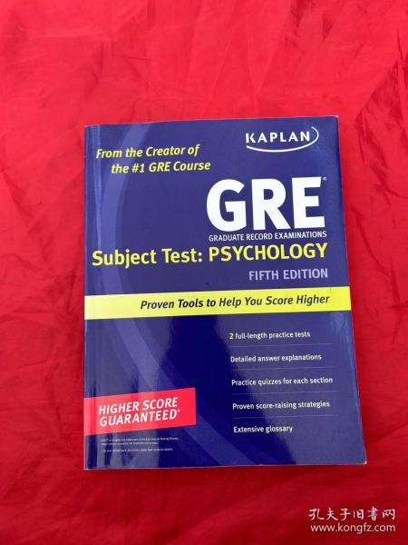 GRE Subject Test: Psychology, 5th Edition (Kaplan GRE Psychology)