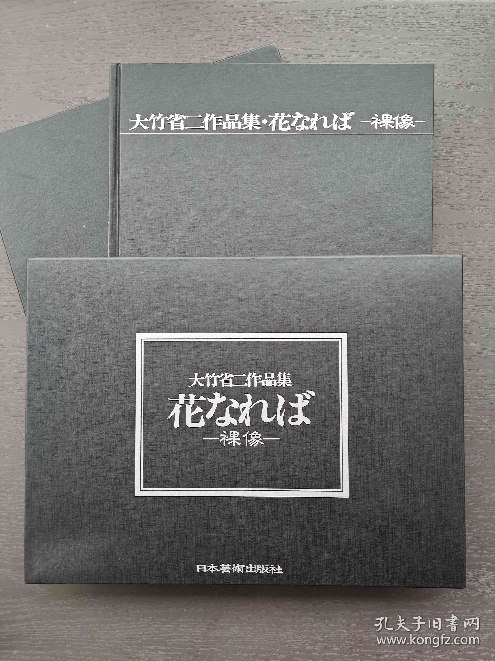 大竹省二作品集【花なれば 裸像】 如果花开摄影集 会员限定版 8开附8枚活页装情色写真照 人体艺术 星野小麿 荒木经惟 国内现货95品