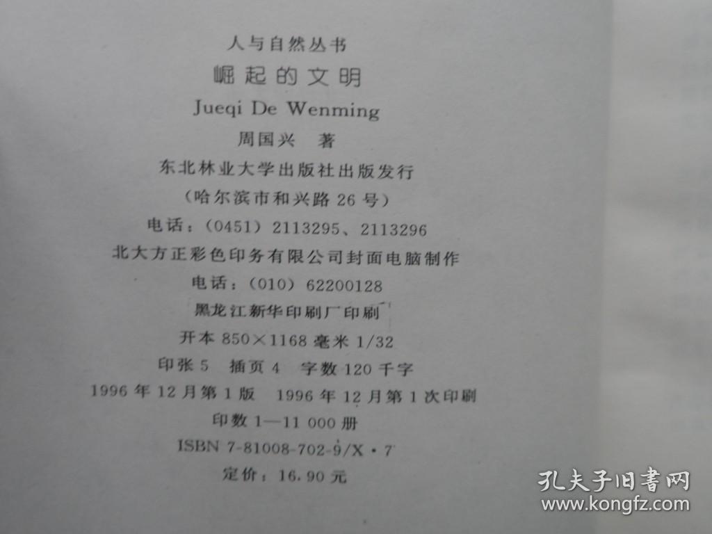 点击查看原图 人与自然丛书: 崛起的文明---人类起源的文化透视