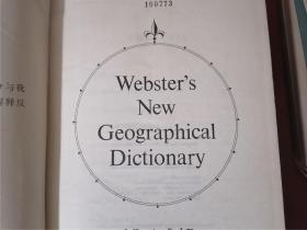 Webster's New Geographical Dictionary（韦氏新地理词典）