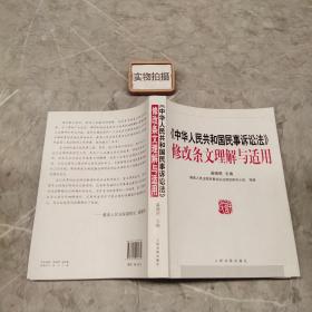 《中华人民共和国民事诉讼法》修改条文理解与适用