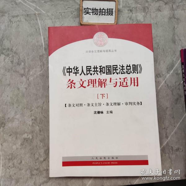 中华人民共和国民法总则 条文理解与适用（套装上下册）