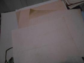 早期齐白石信笺25张，尺寸不一。