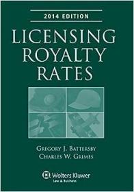 现货Licensing Royalty Rates, 2014 Edition[9781454839323]