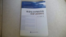 推进电力市场改革的体制与政策研究