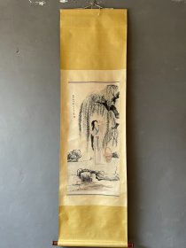 刘旦宅 立轴 人物
【宝贝尺寸】210x60厘米  
【宝贝画芯】98x45厘米