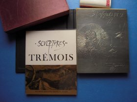 【签名】稀少 Pierre-Yves Tremois 雕刻作品集 限定300部 带艺术家签名 附赠雕刻复制品 背面带签字  1977年