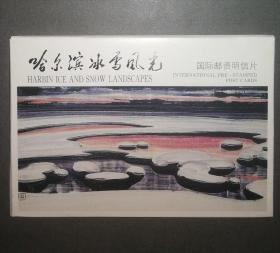 TP1B 哈尔滨风光B 特种邮资明信片