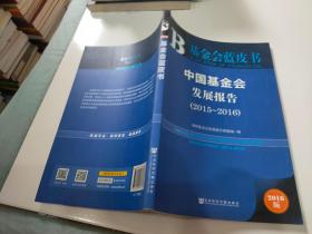 基金会蓝皮书：中国基金会发展报告（2015-2016）