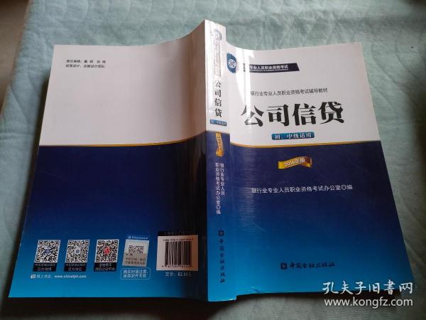 公司信贷（初、中级适用 2016年版）/银行从业资格考试教材2016