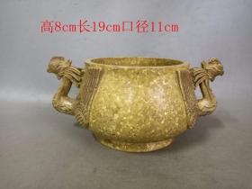 乡下收的 沙金铜 香炉