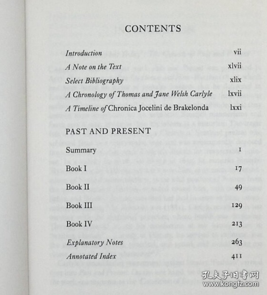 过去与现在 牛津世界经典系列 Past and Present 英文原版  维多利亚时代中期英国 工业文明