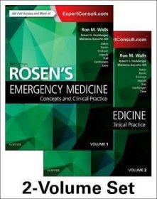 预订 Rosen's Emergency Medicine: Concepts and Clinical Practice : 2-Volume Set，急诊医学：概念与临床实践，两卷套，第9版，英文原版