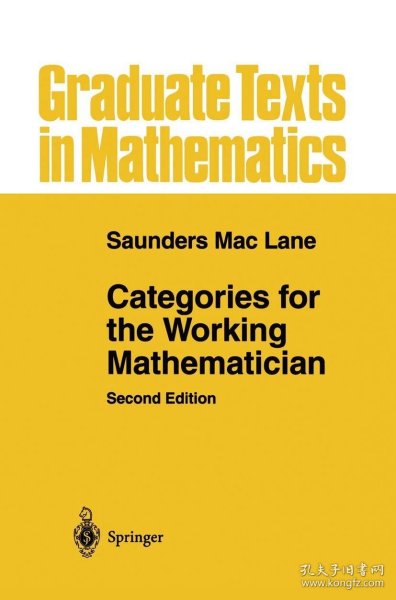 Categories for the Working Mathematician