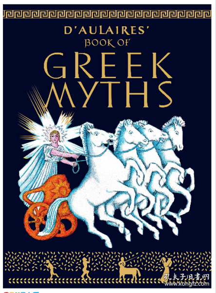 D'Aulaire's Book of Greek Myths 英文原版