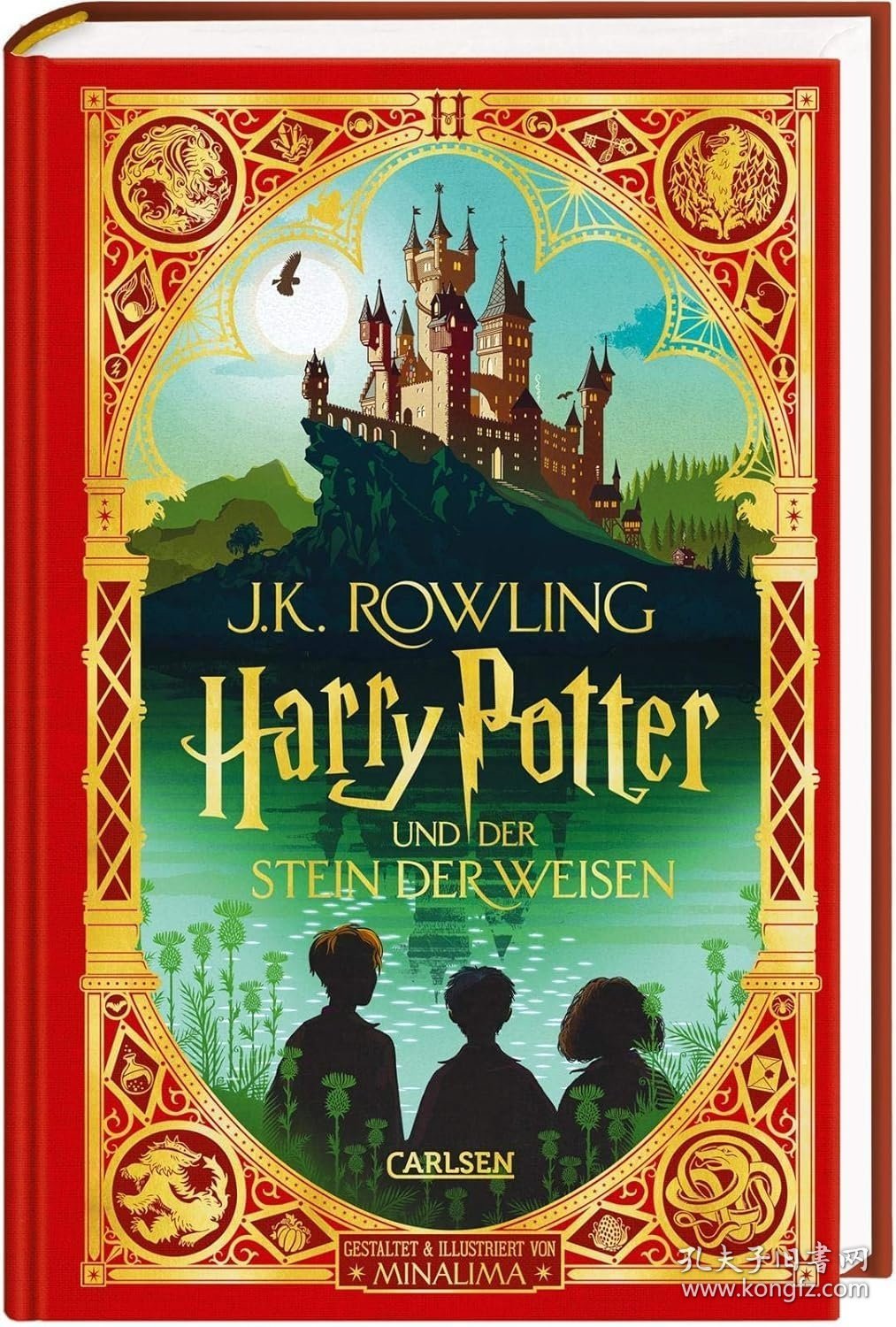 Harry Potter and the Philosopher's Stone，哈利·波特与魔法石，J.K.罗琳作品，德语原版