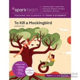 Sparkteach系列 杀死一只知更鸟 英文原版 Sparkteach To Kill a Mockingbird Sparknotes 哈珀李 经典文学