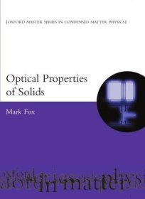 预订 Optical Properties of Solids固体光学性质，英文原版