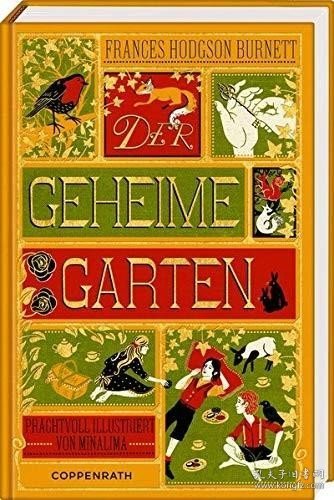 预订 Der geheime Garten 秘密花园，插图版，弗朗西丝?霍奇森?伯内特作品，德文原版