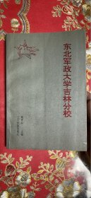 东北军政大学吉林分校.