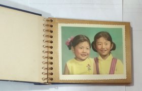 横式缎面粘胶照相薄 17张老照片