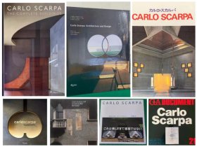 经典研究斯卡帕必备 Carlo Scarpa卡洛斯卡帕 套装（7本）