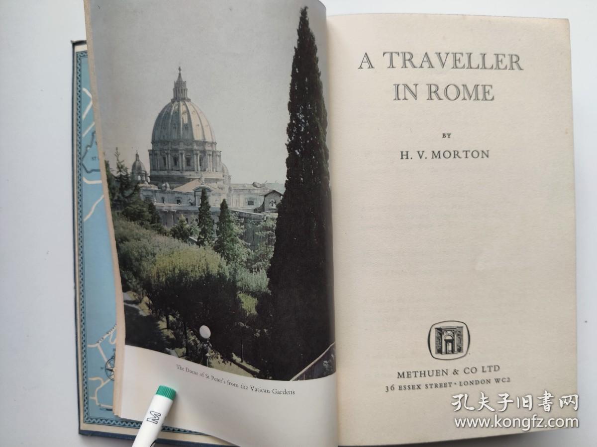 A Traveller in Rome 罗马游记 大量黑白图片和地图