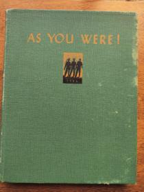 As You Were! A Cavalcade Of Events With The Australian Services From 1788 To 1946 澳洲战争纪念馆1946年出版 讲述澳洲军队从1788到1946的历程