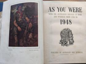 As You Were: 1948  澳洲战争纪念馆1948年出版 讲诉了澳洲军队在1947年的情况