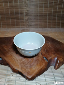 日本回流陶瓷器 京焼清水烧 前田宝泉 作 色绘 茶碗
