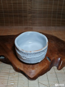 日本回流陶瓷器 志野焼 秀山窯  加藤秀三 作 抹茶碗