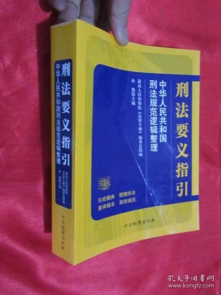 刑法要义指引：中华人民共和国刑法规范逻辑整理