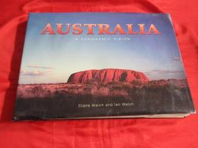 AUSTRALIA：A PANORAMIC VISION   (8开，精装）