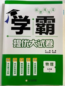 2024秋 学霸 提优大试卷  物理  九年级  SK