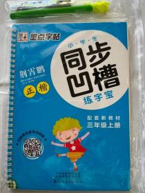 墨点字帖·小学生同步凹槽练字宝：正楷（三年级上 人教版）