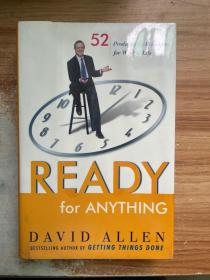 正版 Ready for Anything：52 Productivity Principles for Work and Life /David Allen