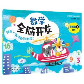 【正版全新】小豆包开心启航系列：数学全脑开发·提高篇 （4岁+）（全2册）（彩图版）