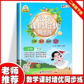 数学课时培优同步练 2年级 下册 全新彩色版、