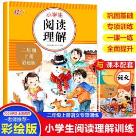 阅读理解 二年级上册 小学生阅读理解训练题语文专项训练书 2年级课外阅读练习题强化训练提升技巧与方法阶梯练习册每日一练