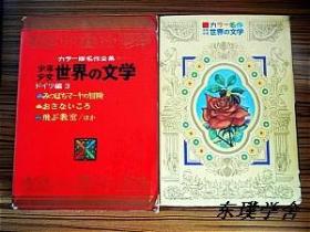 【日文原版】カラ一版名作全集少男少女世界の文学.总第19卷.ドイツ編3：みっばちマ一ヤの冒険、おさないころ、飛ぶ教室/ほか（16開精裝彩色插圖函套本 小学館）