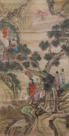 清代，特大 道教神仙人物画