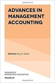 Advances in Management Accounting